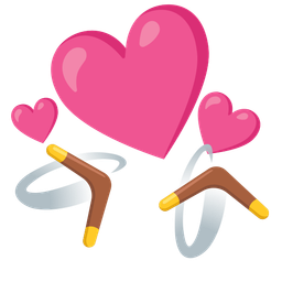 revolving hearts and boomerang