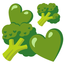 revolving hearts and broccoli