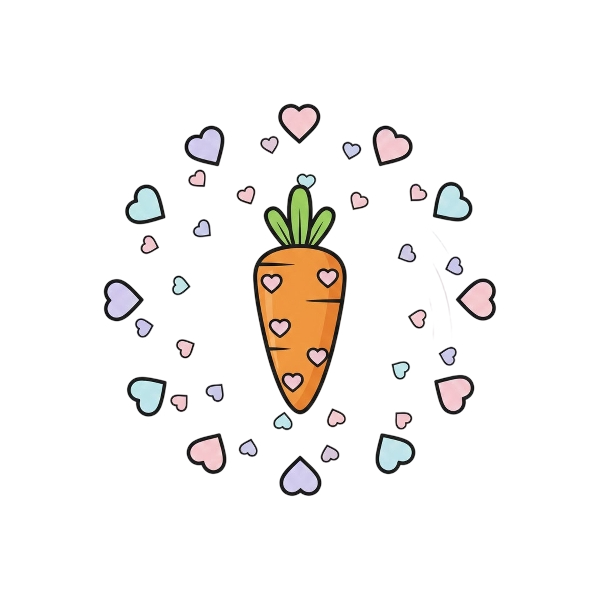 Revolving hearts and Carrot