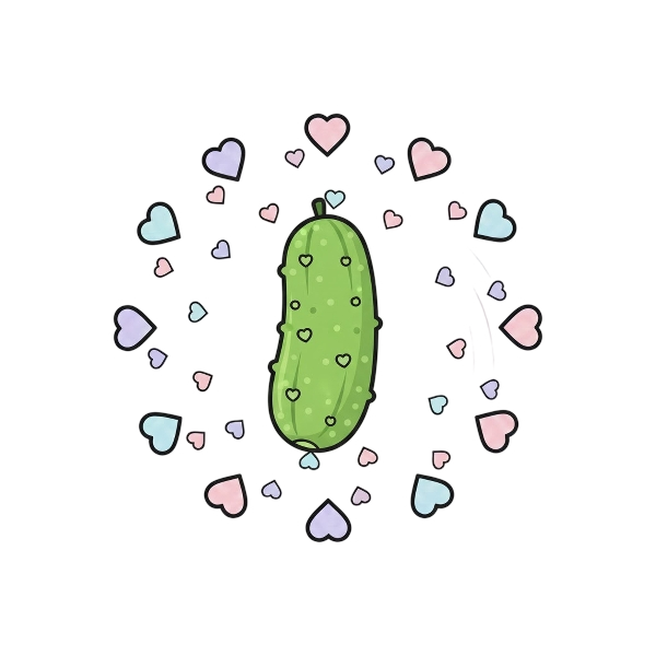 Revolving hearts and Cucumber