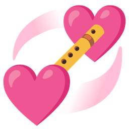 Revolving hearts and Flute