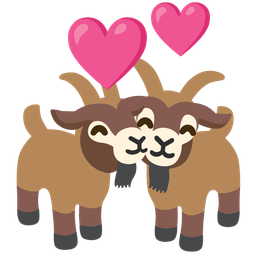 revolving hearts and goat