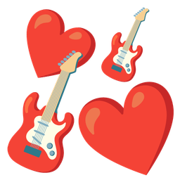 Revolving hearts and Guitar