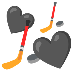 revolving hearts and ice hockey