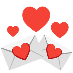 revolving hearts and love letter