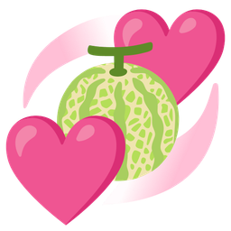 revolving hearts and melon