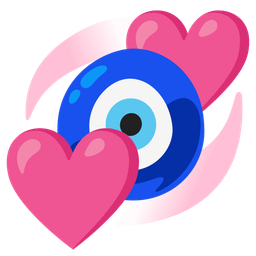 revolving hearts and nazar amulet