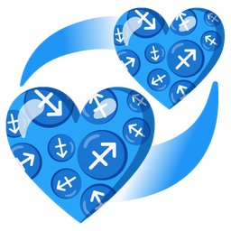 revolving hearts and Sagittarius