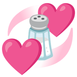 revolving hearts and salt