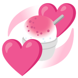 revolving hearts and shaved ice