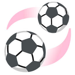 revolving hearts and soccer ball