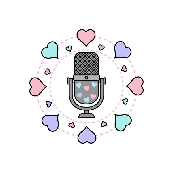 Revolving hearts and Studio microphone