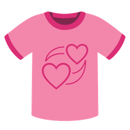 revolving hearts and t-shirt