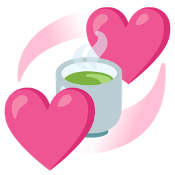 revolving hearts and teacup without handle