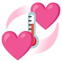 revolving hearts and thermometer