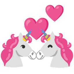 revolving hearts and unicorn