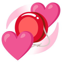 revolving hearts and yo-yo