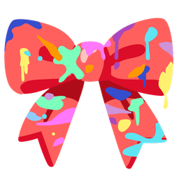 ribbon and artist palette