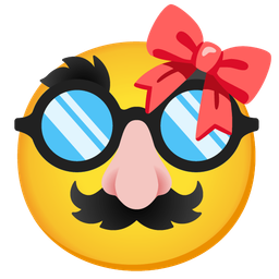 ribbon and disguised face