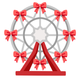 ribbon and ferris wheel