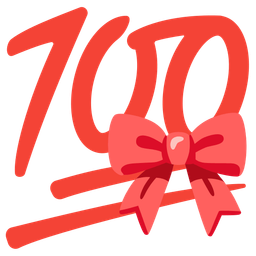 ribbon and hundred points