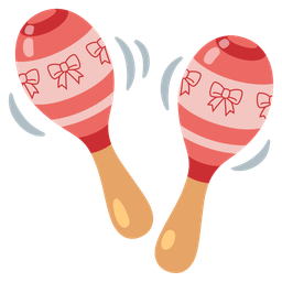 ribbon and maracas
