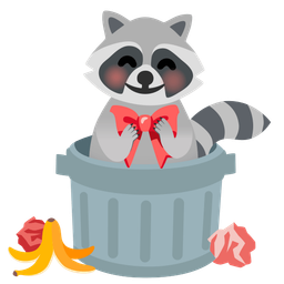 ribbon and raccoon