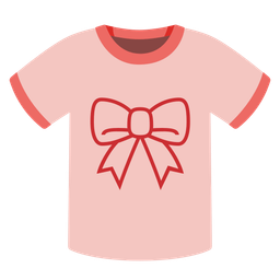 ribbon and t-shirt