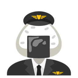 Rice ball and Airplane