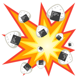 Rice ball and Collision