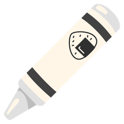 Rice ball and Crayon