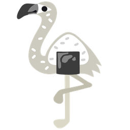 Rice ball and Flamingo