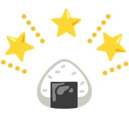 Rice ball and Glowing star