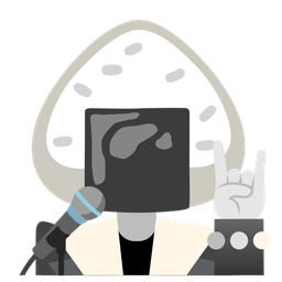 Rice ball and Microphone