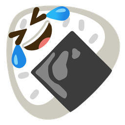 Rice ball and Rolling on the floor laughing