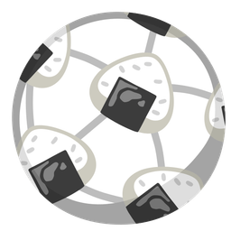 Rice ball and Soccer ball