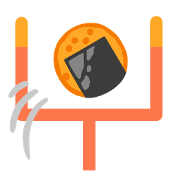 Rice cracker and American football