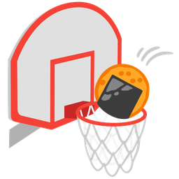 Rice cracker and Basketball