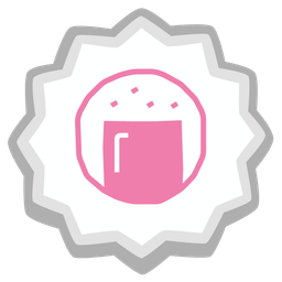 Rice cracker and Fish cake with swirl