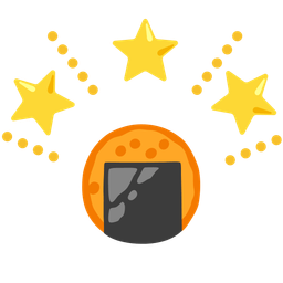 Rice cracker and Glowing star