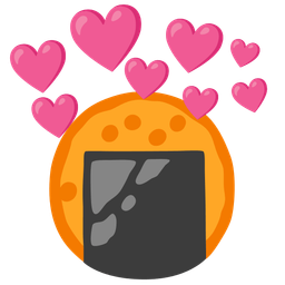 Rice cracker and Heart with arrow