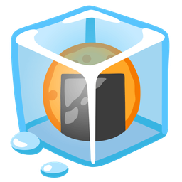 Rice cracker and Ice