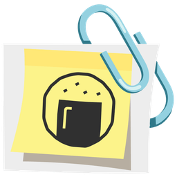 Rice cracker and Linked paperclips