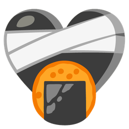 Rice cracker and Mending heart