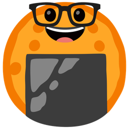 Rice cracker and Nerd face