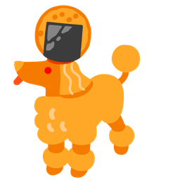 Rice cracker and Poodle