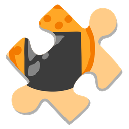 Rice cracker and Puzzle piece