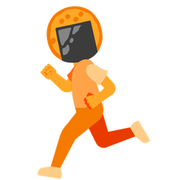 Rice cracker and Running shoe