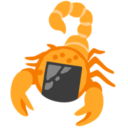 Rice cracker and Scorpion