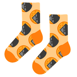 Rice cracker and Socks